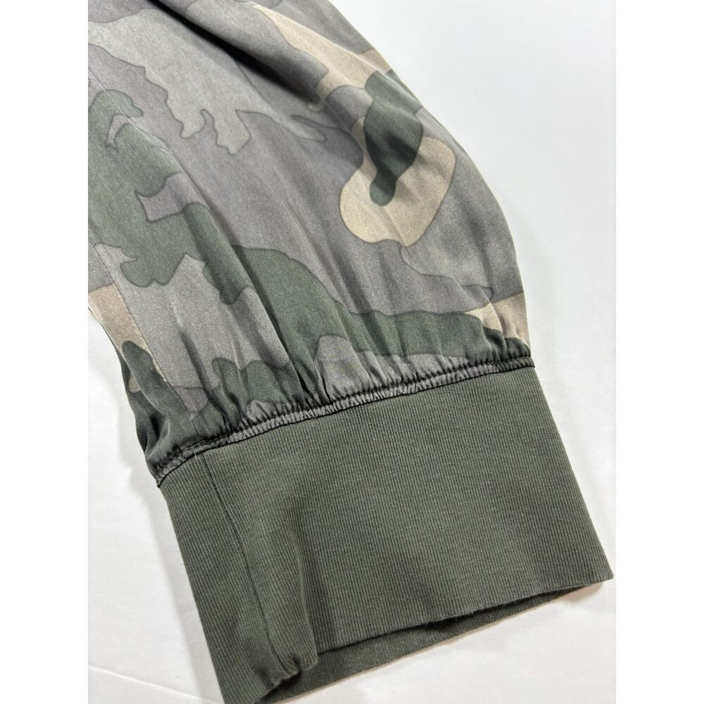 ATM Cargo Joggers Green Camo Small Silk Drawstring Waist Pockets - Picture 11 of 14
